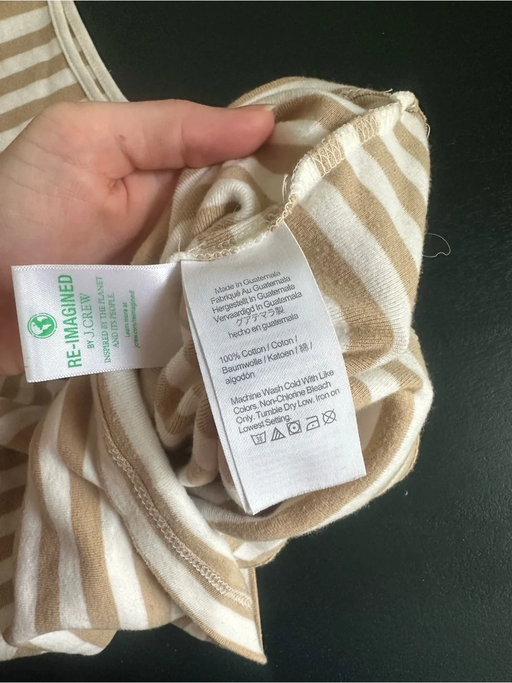 J Crew Striped Tank Top